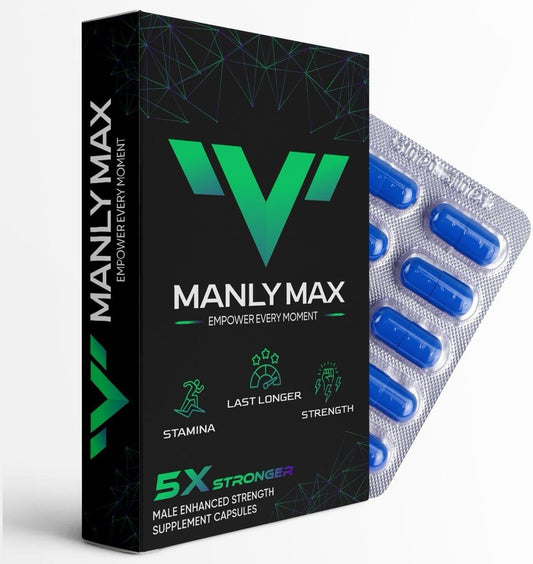 MANLYMAX Sports Nutrition Blend for Enhanced Endurance and Energy Boost (10 Count)