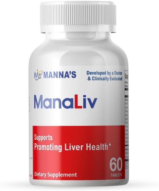 MANNA ManaLiv Liver Health Support Supplement - 60 Tablets