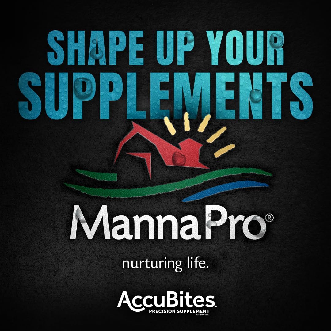 Manna Pro AccuBites Equine Supplement for Hydration, Immune Support, and Overall Health - 1.6 lbs
