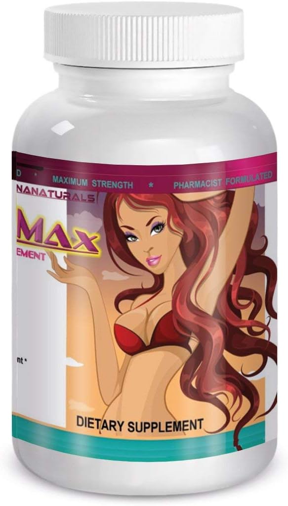 MARINANATURALS CURVIMAX Female Breast Enhancement Pills - 60 Tablets for Enlargement