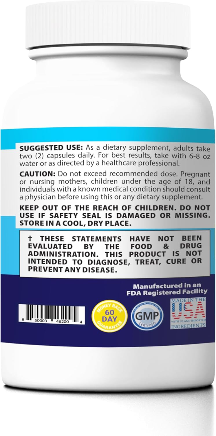 Marine D3 Omega 3 Calamari Ecklonia Cava DHA Supplement - 2 Bottles, 120 Capsules