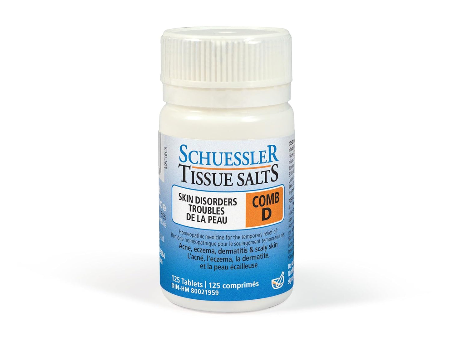 Martin & Pleasance Combo D Skin Tissue Salts, 125 Tablets - Schuessler Minerals