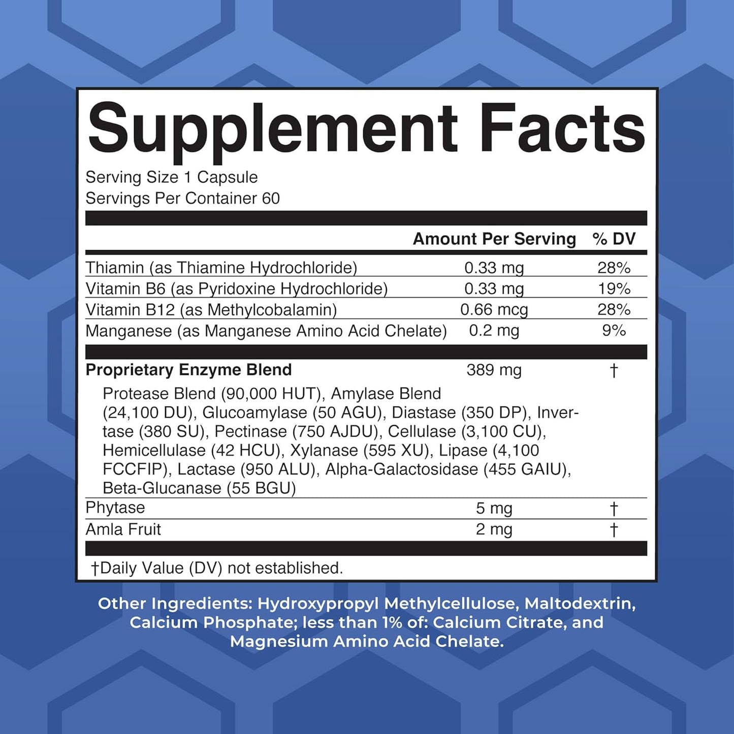 MaryRuth Organics Digestive Enzymes Capsules | Supports Gut Health & Immune System | Vegan Supplement | 60 Count | 2 Month Supply