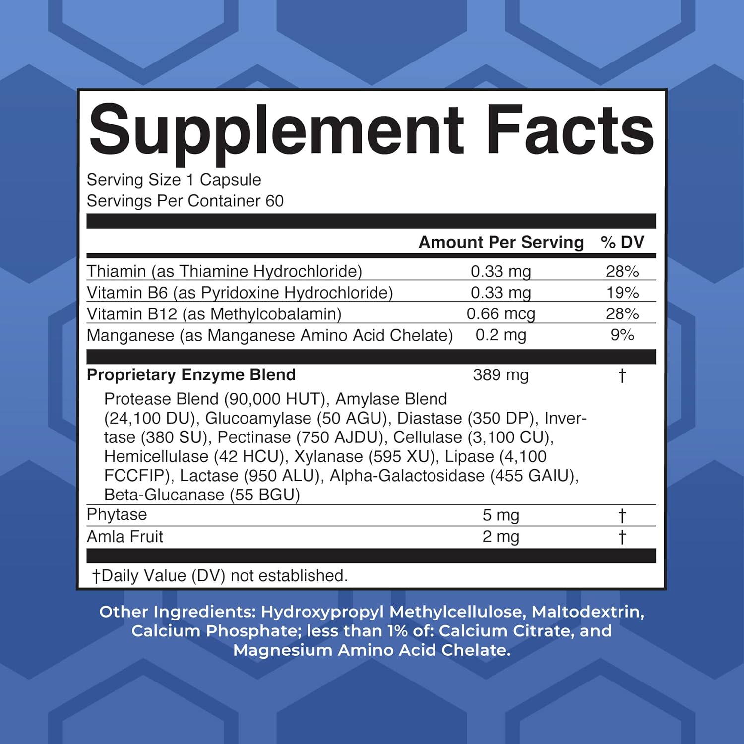 MaryRuth Organics Digestive Enzymes Capsules | Supports Gut Health & Immune System | Vegan Supplement | 60 Count | 2 Month Supply