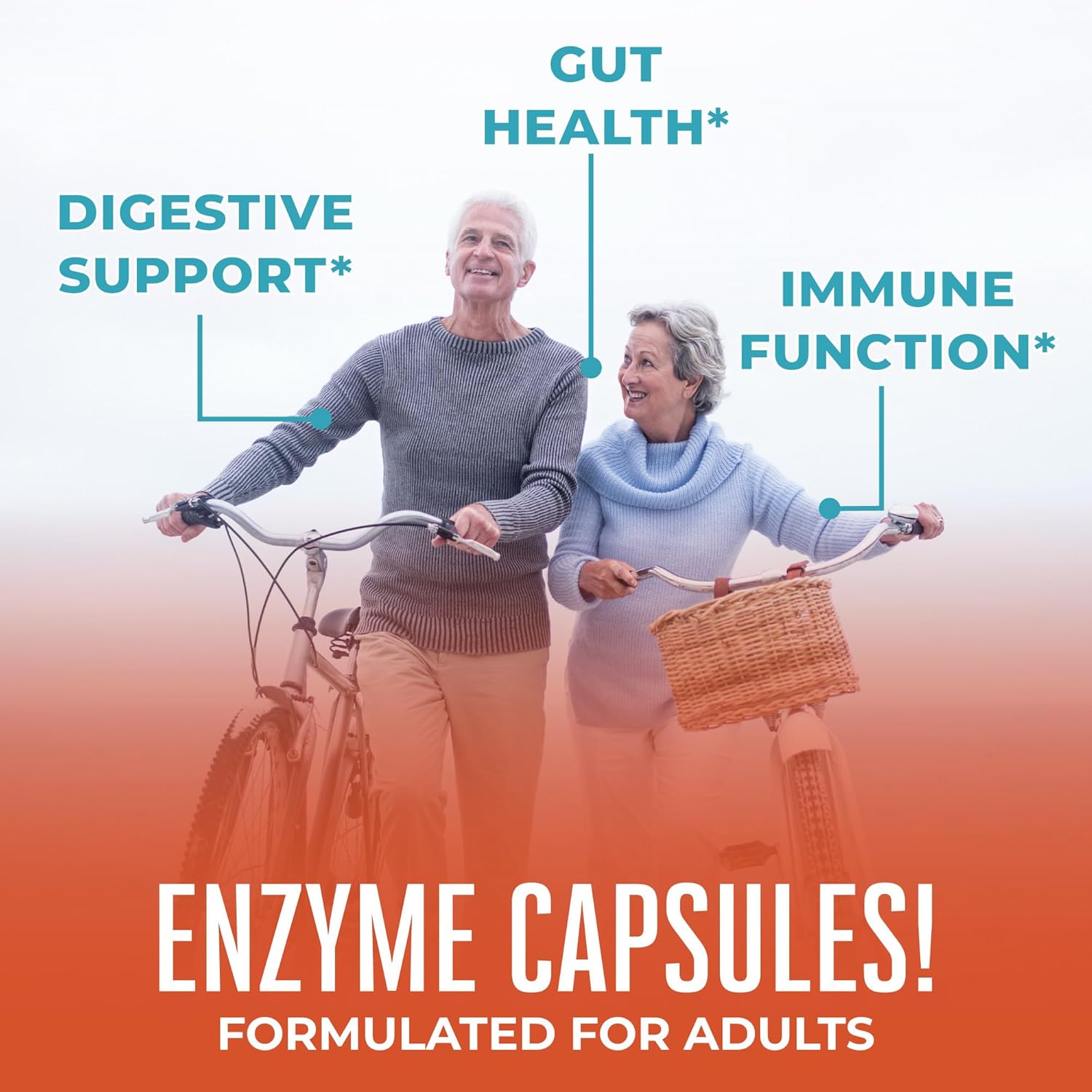 MaryRuth Organics Gluten Enzymes Capsules | 60 Capsules | Vegan Enzyme Supplement for Gut Health & Nutrient Absorption | Gluten Digestion | Gluten-Free | Up to 2 Month Supply