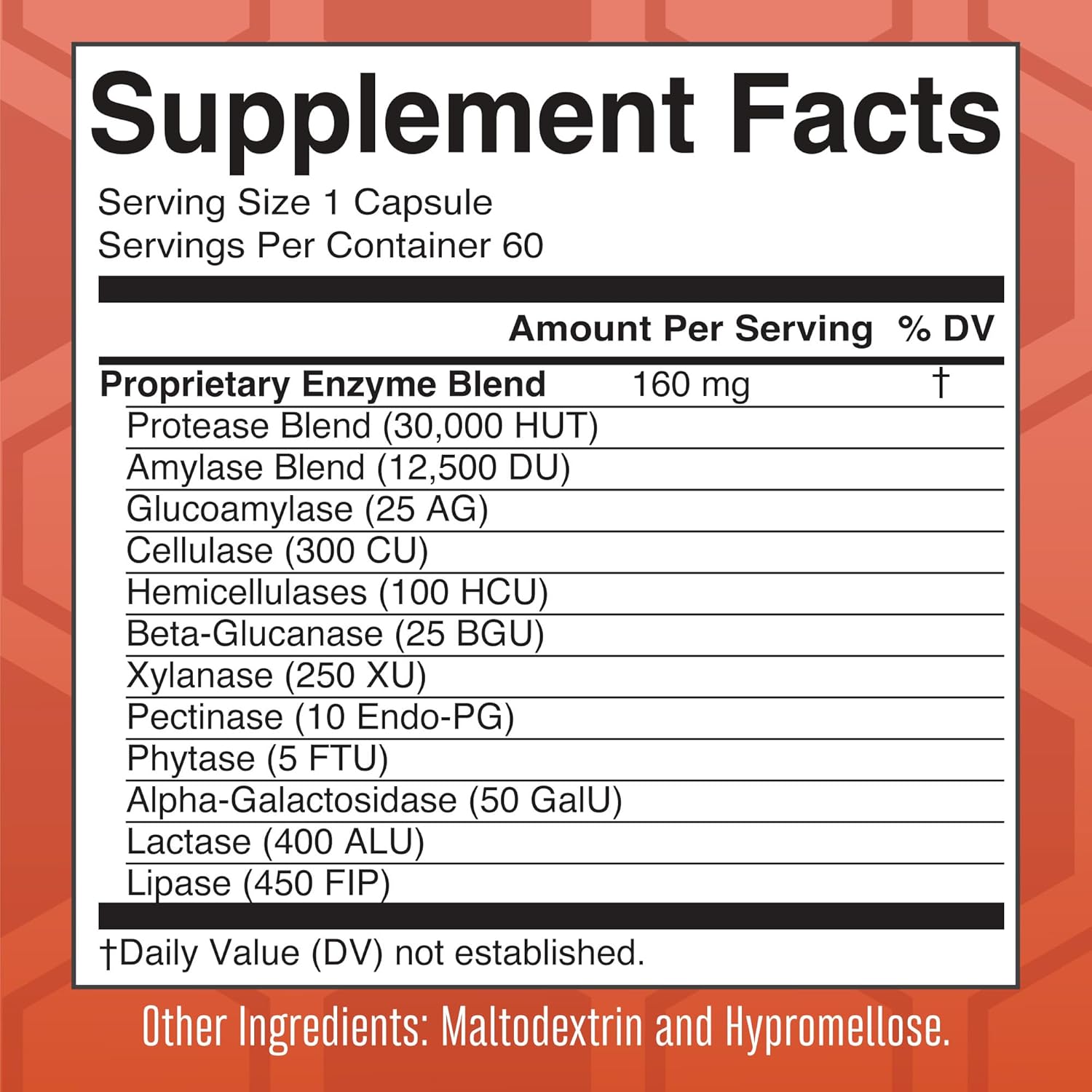 MaryRuth Organics Gluten Enzymes Capsules | 60 Capsules | Vegan Enzyme Supplement for Gut Health & Nutrient Absorption | Gluten Digestion | Gluten-Free | Up to 2 Month Supply