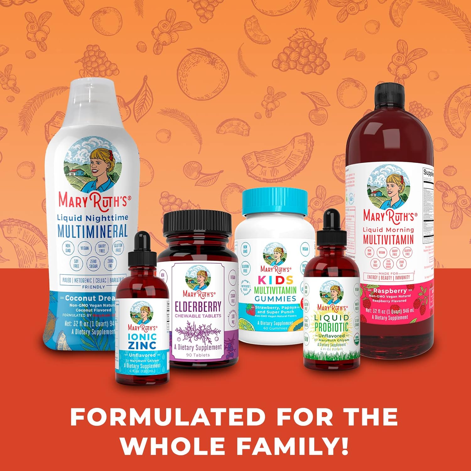 MaryRuth Organics Gluten Enzymes Capsules | 60 Capsules | Vegan Enzyme Supplement for Gut Health & Nutrient Absorption | Gluten Digestion | Gluten-Free | Up to 2 Month Supply