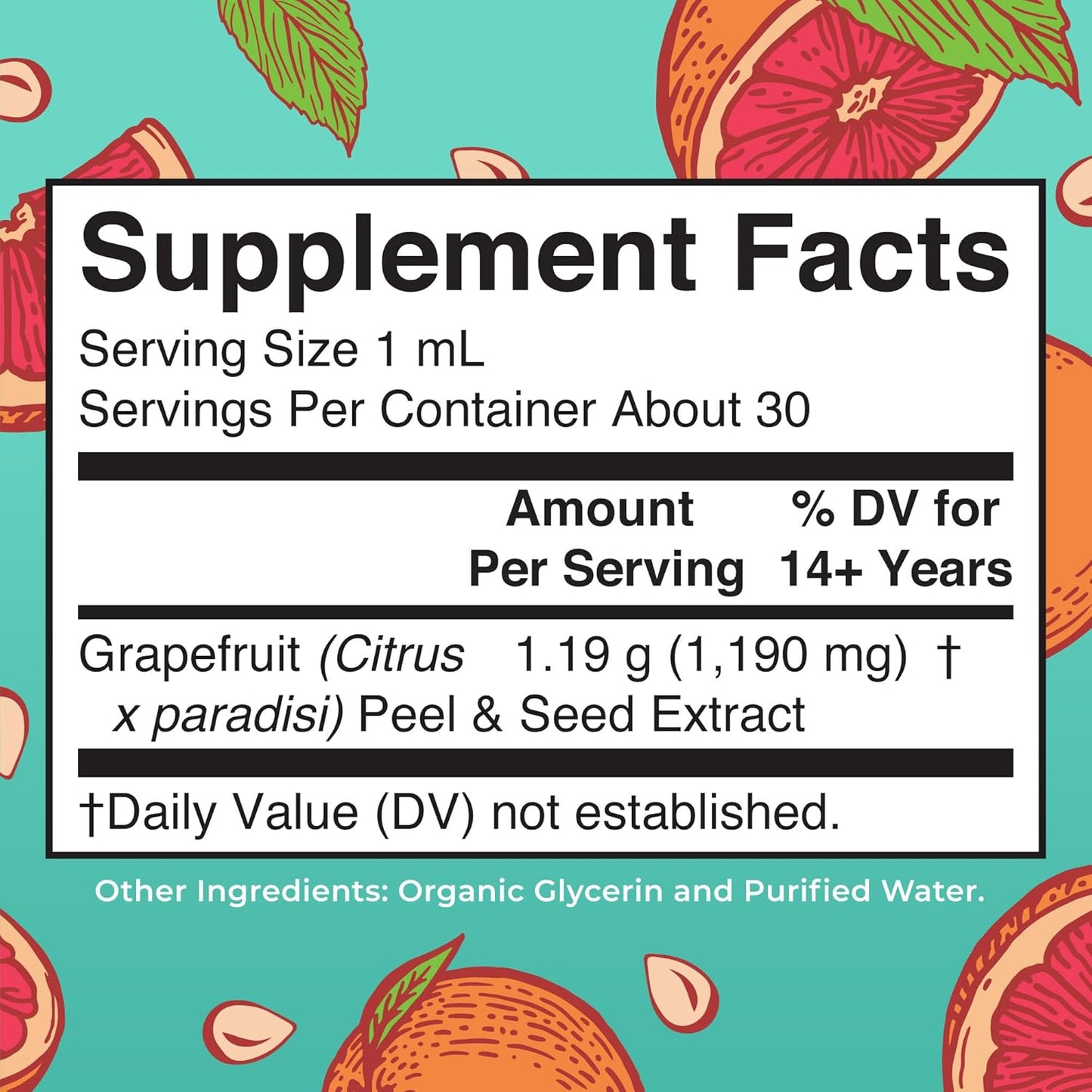 MaryRuth Organics Grapefruit Seed Extract Drops - Herbal Tincture Liquid, Sugar Free, Gluten Free, Vegan - 1 Fl Oz