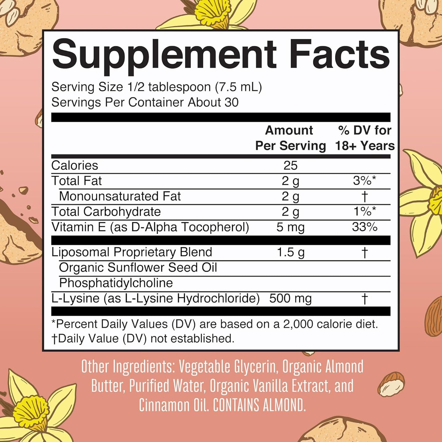 MaryRuth Organics Liposomal Lysine & Immunity Vitamins | Snickerdoodle & Ginger Vanilla Flavors | Clean Label Project Verified | Vegan & Non-GMO