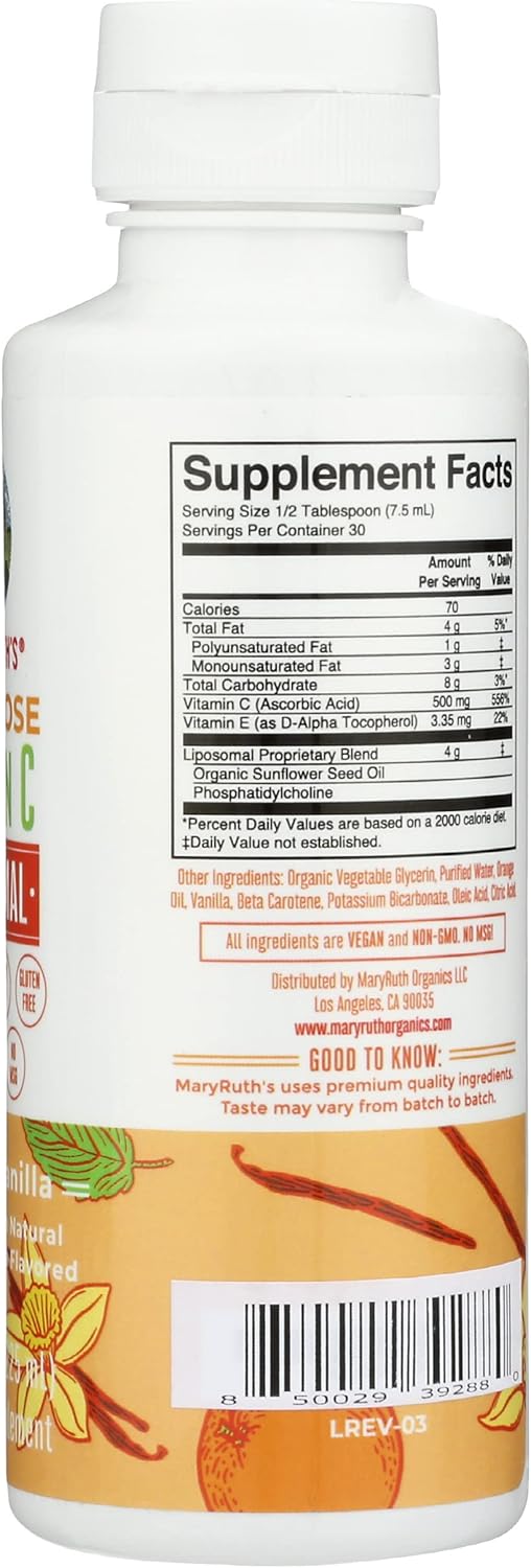 MaryRuth Organics Megadose Liposomal Vitamin C - 7.6 Fluid Ounces