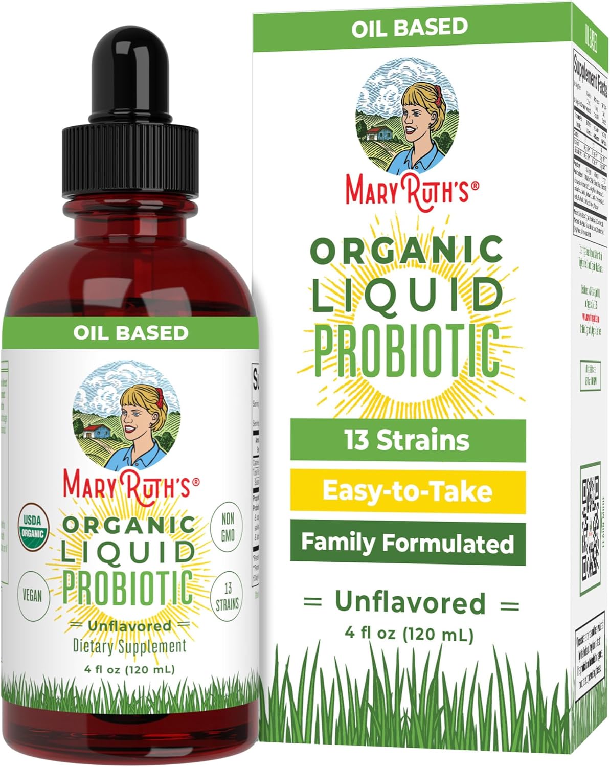 MaryRuth Organics Probiotic & Fiber Gummies Bundle for Adults & Kids | Vegan, Non-GMO Digestive Health Supplement | Sugar-Free | Gut Health Support