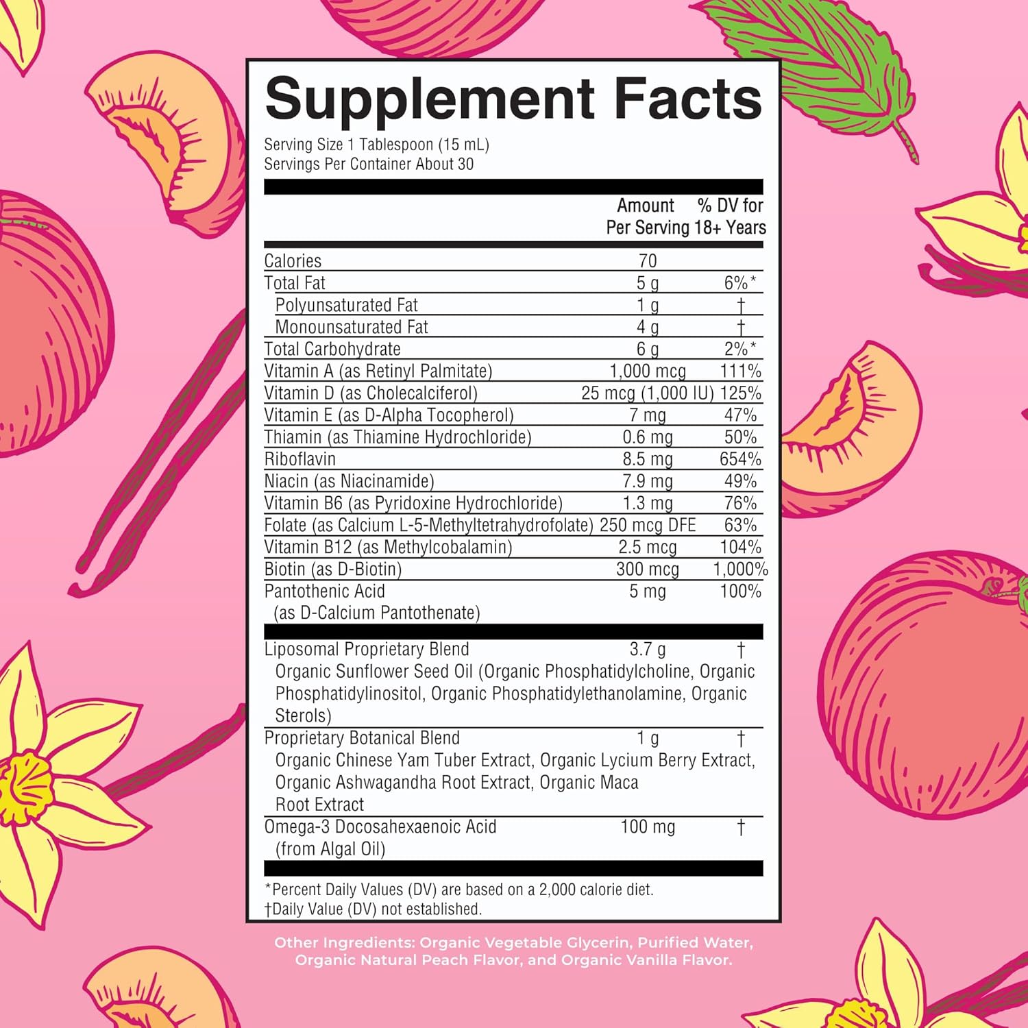 MaryRuth Organics Women's Liquid Multivitamin with Ashwagandha and Methylfolate - Immune Support, Organic, Vegan, Non-GMO - 15.22 Fl Oz