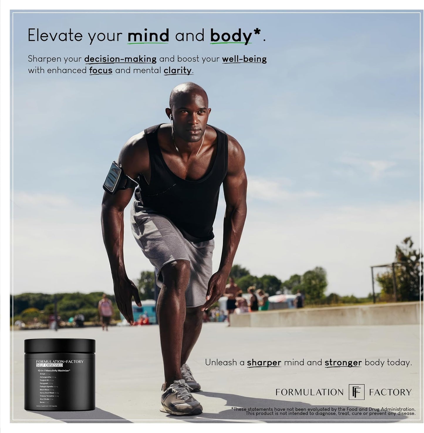 Masculinity Maximizer Supplement for Men - Shilajit, Tongkat Ali, Ashwagandha, Fenugreek - Muscle Growth, Energy, Drive, Strength, Recovery - 2 Month Supply