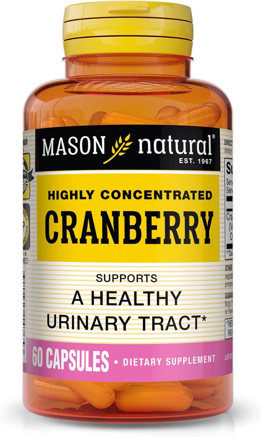 MASON NATURAL Cranberry Extract 900 mg - Antioxidant & Immune Support - Healthy Urinary Tract - 30 Day Supply