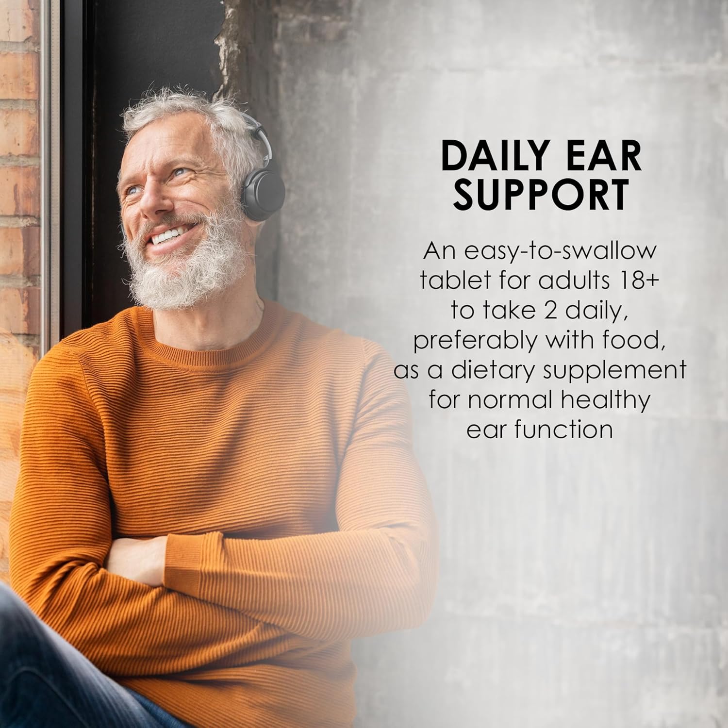 MASON NATURAL Ear Health Plus Supplement with B Vitamins - 50 Day Supply for Normal Ear Health and Ringing Relief