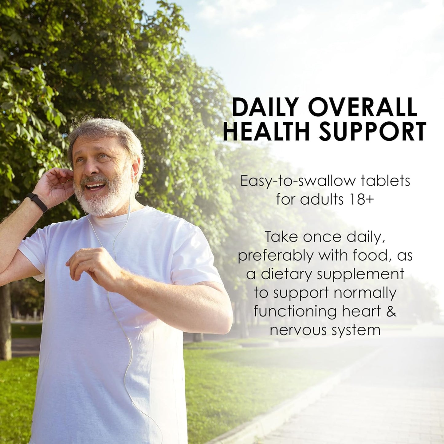 MASON NATURAL Magnesium, Vitamin D3, and Turmeric Supplement - 60 Day Supply with 500mg Magnesium, 3000 IU Vitamin D3, 150mg Turmeric