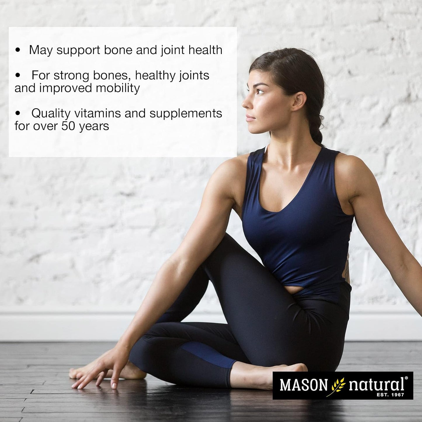 MASON NATURAL Turmeric Capsules - Supports Healthy Inflammation, Joint & Muscle Health - 180 Veggie Capsules