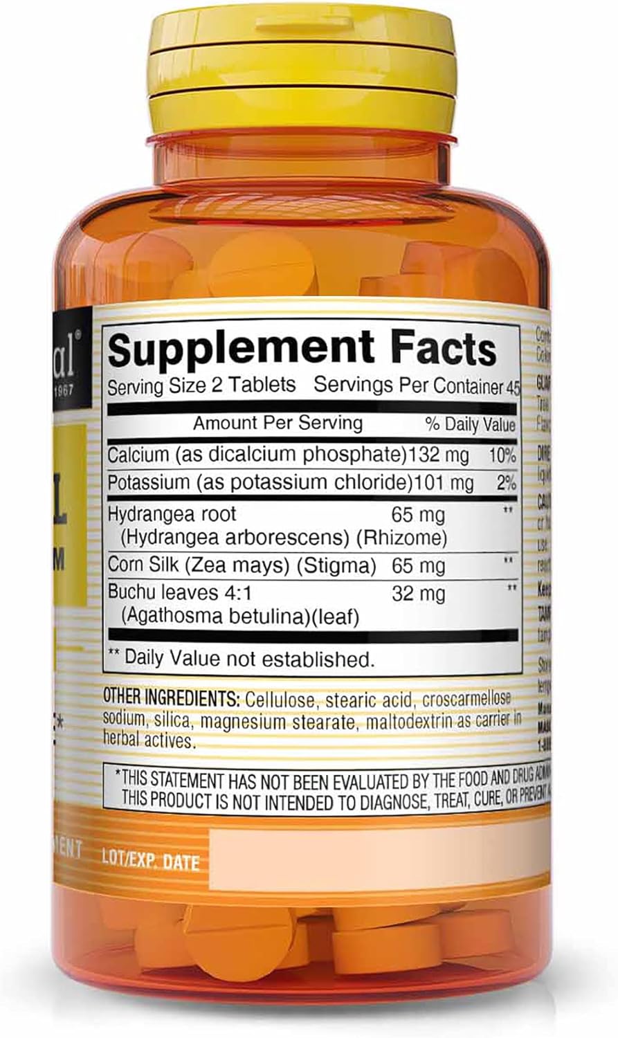 Mason Natural Water Pill with Potassium and Calcium - Supports Fluid Balance, Relieves Bloating and Swelling - Natural Diuretic Supplement, 270 Tablets