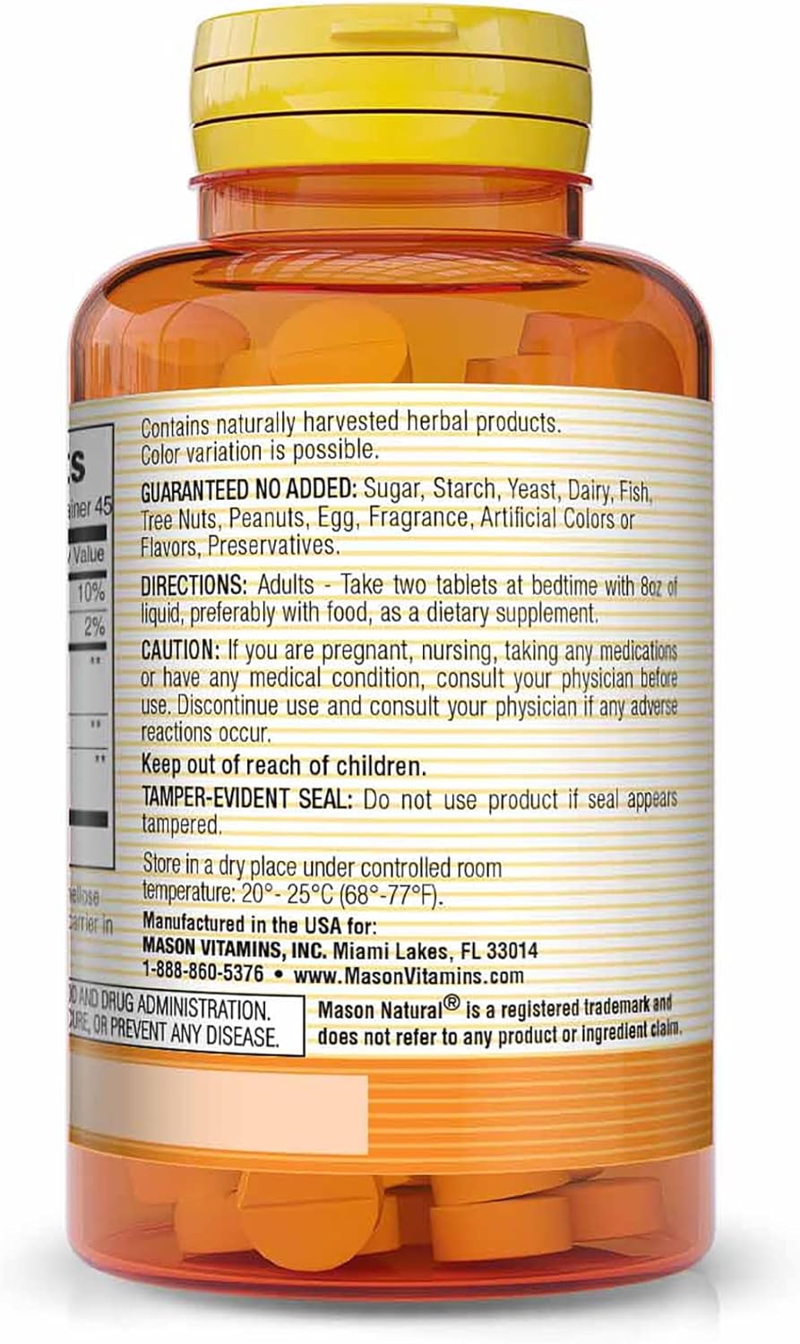 Mason Natural Water Pill with Potassium and Calcium - Supports Fluid Balance, Relieves Bloating and Swelling - Natural Diuretic Supplement, 270 Tablets