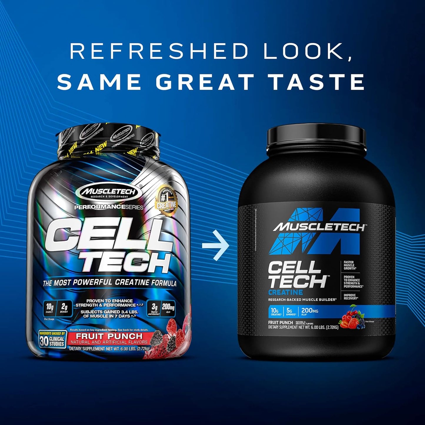 Mass-Tech Extreme 2000 Muscle Builder Bundle - Whey Protein & Creatine Monohydrate Powder for Post Workout Recovery