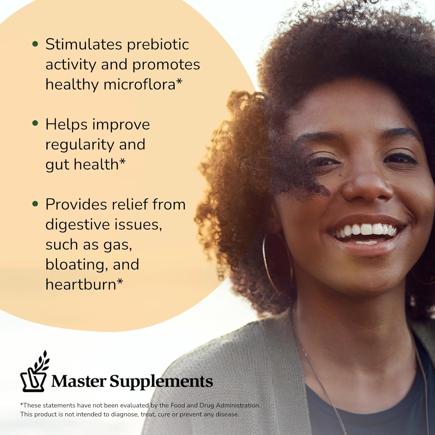 Master Supplements Theralac - 30 Capsules - Multi-Strain Probiotic for Gut Health, Gas & Bloating Relief - Gluten Free - 30 Servings