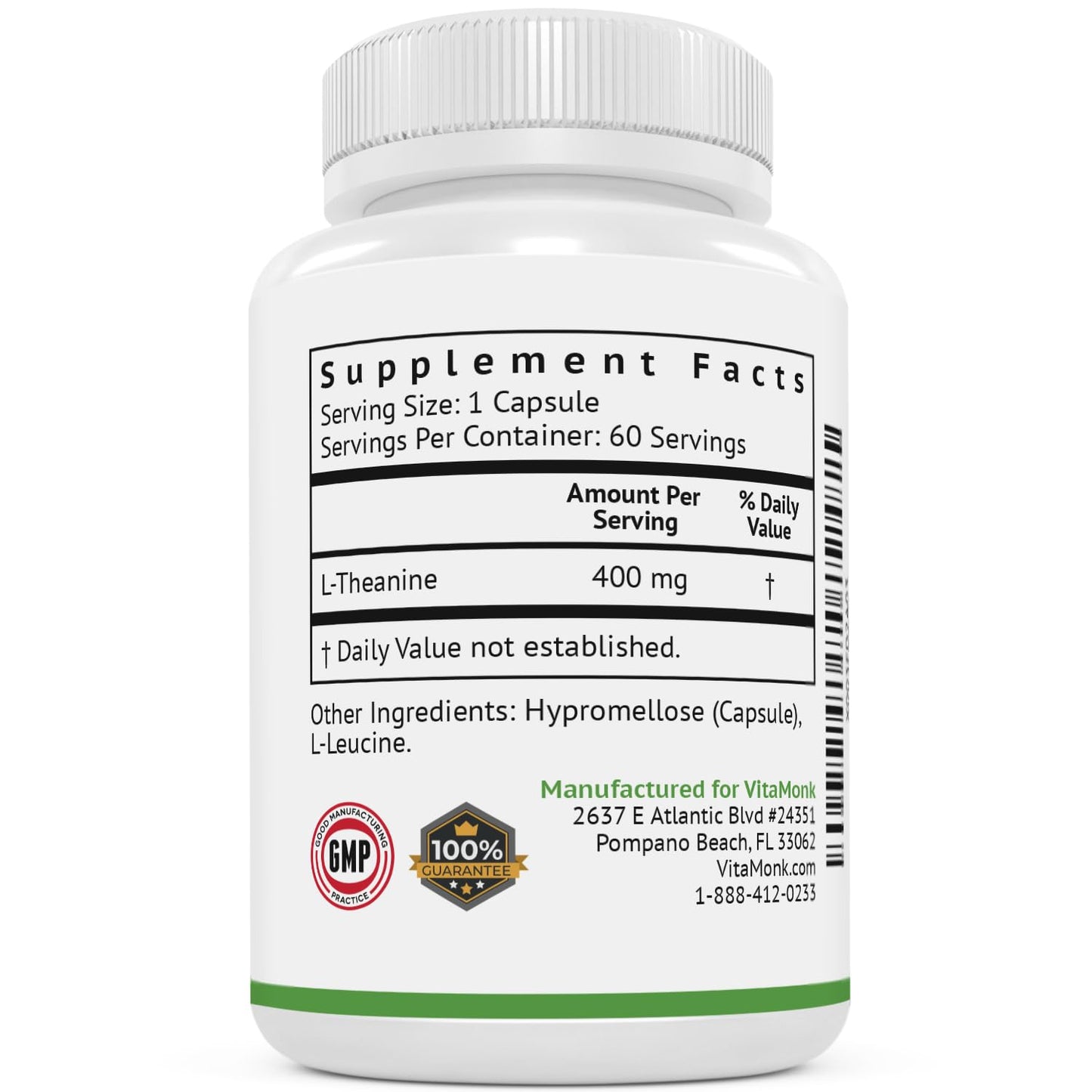 MatchaMax Matcha Capsules with L-Theanine 400mg - Energy Boost and Focus Enhancement Bundle by VitaMonk