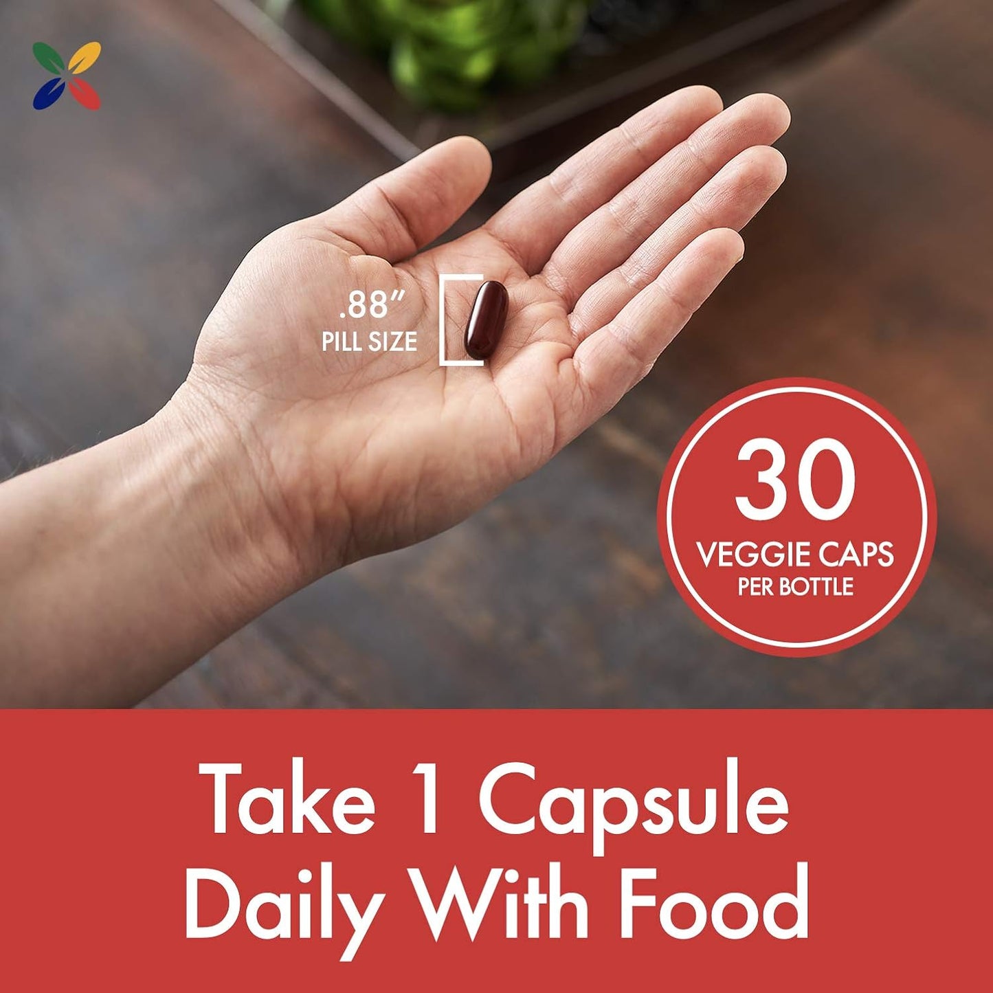 MAX-Q10 CoEnzyme Q10 200mg - Natural Trans-Form CoQ10 with Black Pepper - 90 Veggie Capsules (3 Bottles)