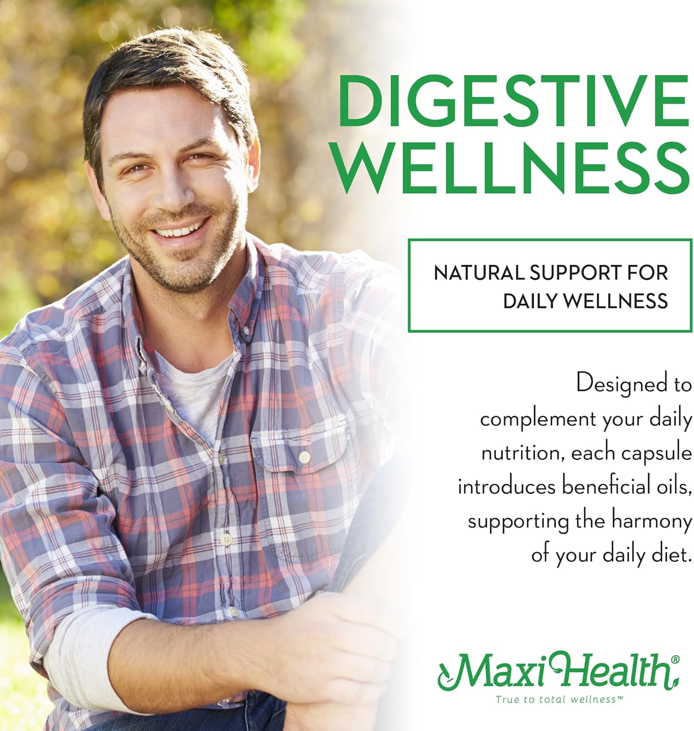 Maxi Health Peppermint Oil with Ginger & Fennel Capsules - Delayed Release for Digestive Health & Absorption - Natural Essential Oil Supplement