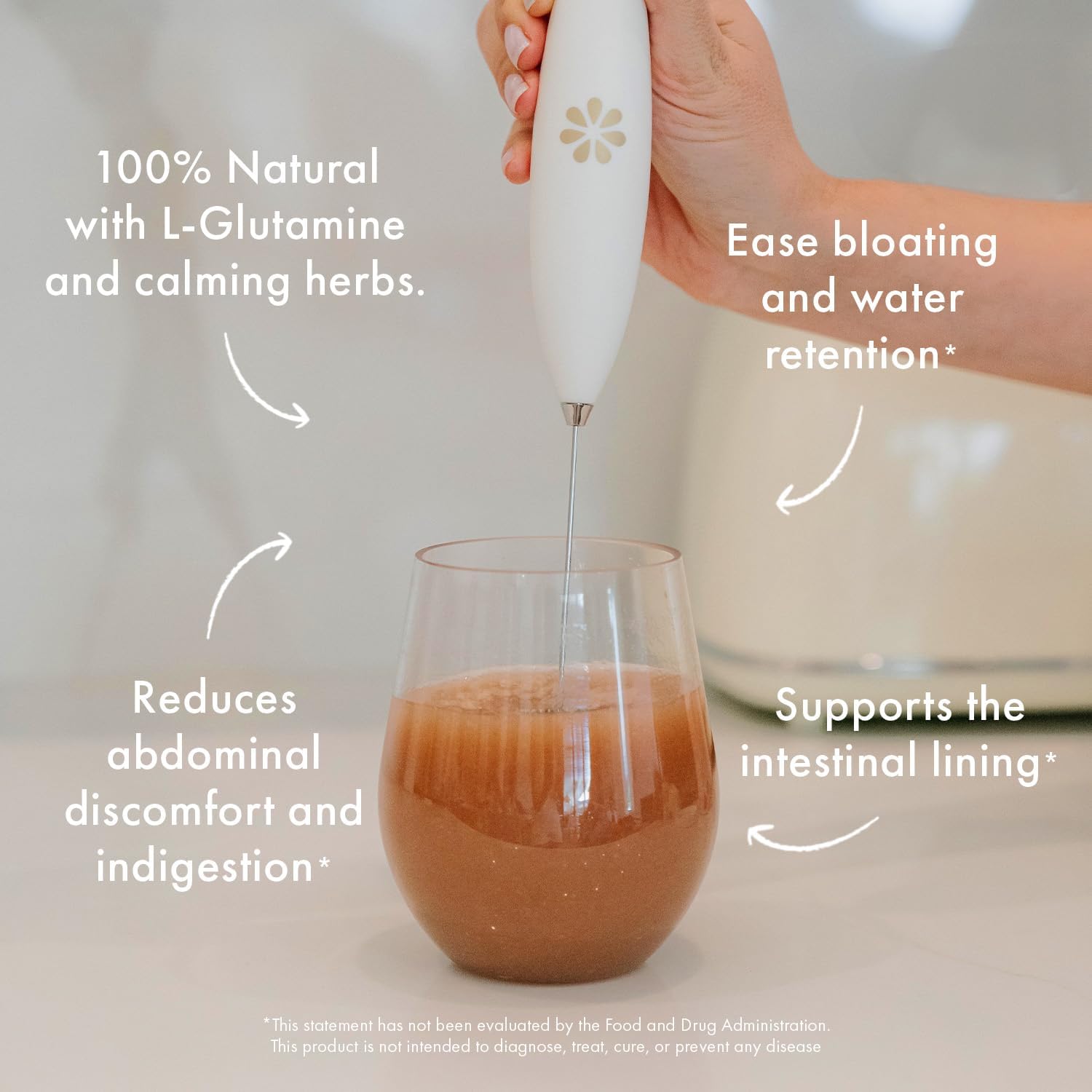 Maximize Debloating with Boobie Brands Rapid Debloat Powder - L-Glutamine & Marshmallow Root - Lemon Hibiscus, 40 Servings