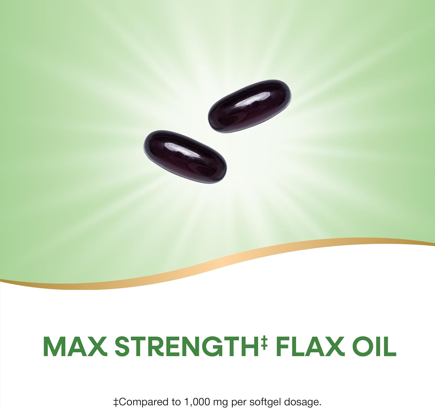 Maximum Strength Nature's Way Flax Oil Softgels for Heart Health - 200 Count