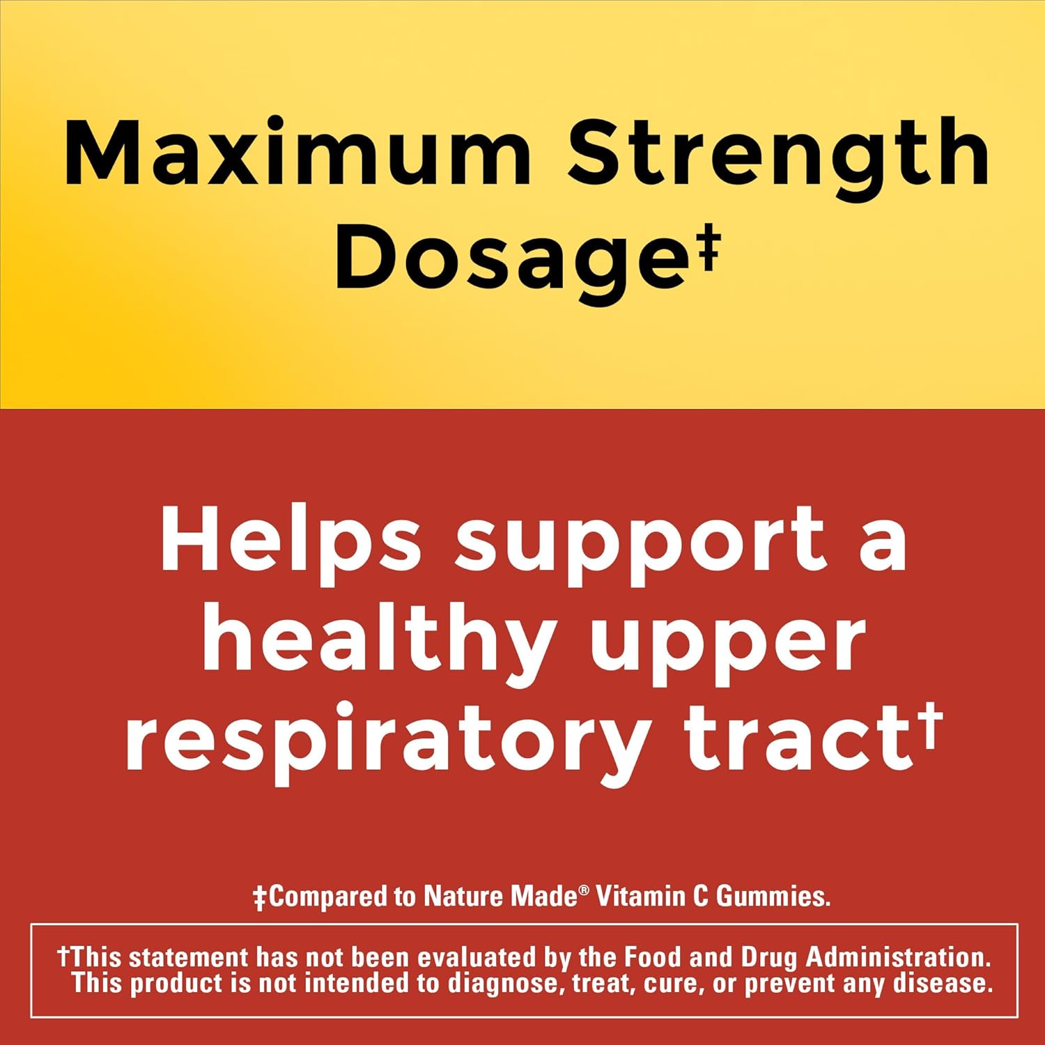 Maximum Strength Vitamin C Gummies 1000mg - Immune Support for Adults - 80 Gummies, 20 Day Supply