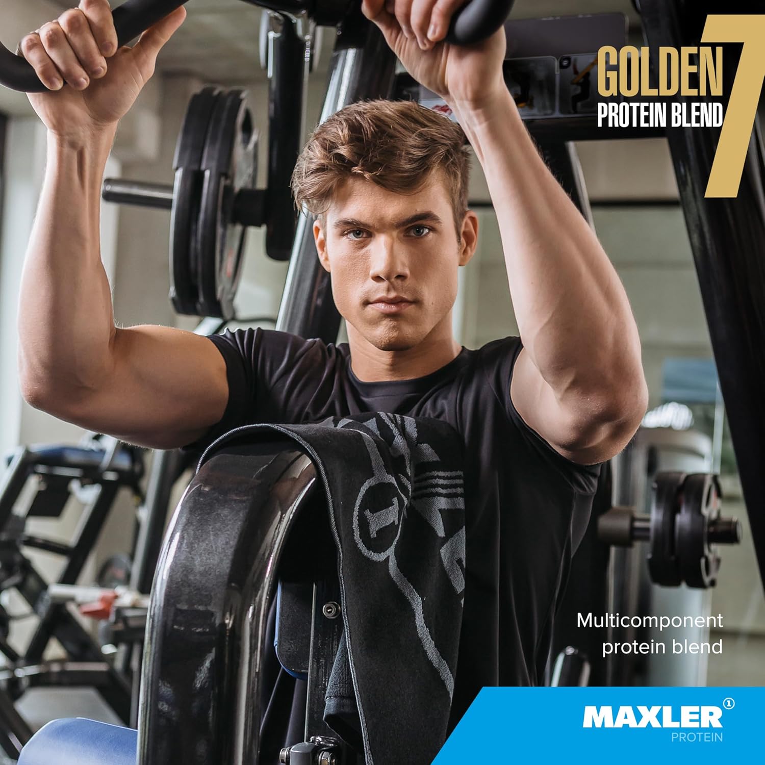 Maxler Golden 7 Protein Blend - Milk Chocolate - 5 lb - Muscle Gain & Recovery Formula
