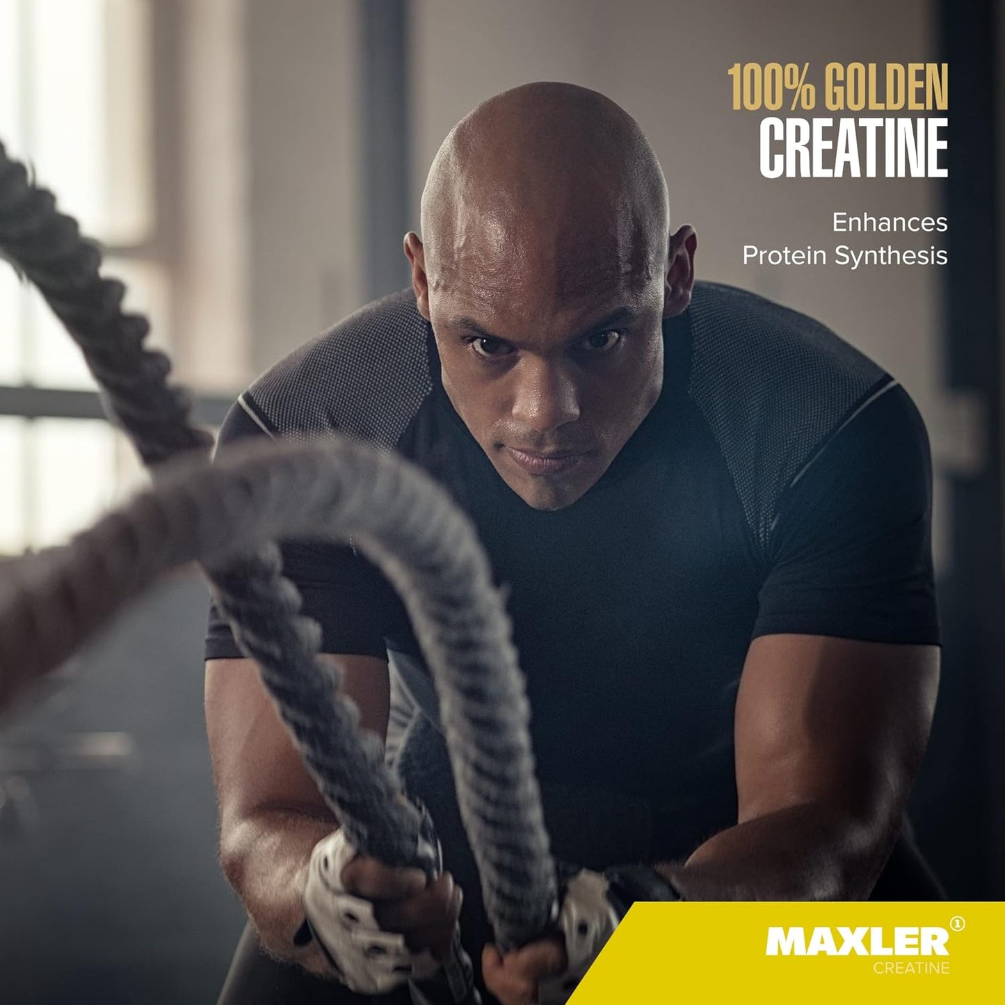 Maxler Micronized Creatine Monohydrate Powder - 100% Golden Creatine for Muscle Building - Pre/Post Workout Vegan Supplement - Gluten Free - 300 g