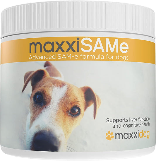 maxxipaws SAM-e Powder Supplement for Dogs - Liver, Cognitive & Joint Support - 5.3oz