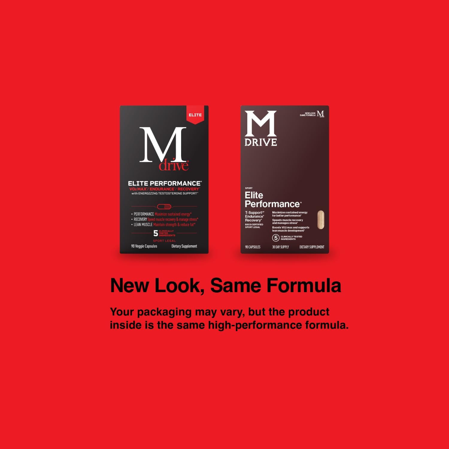 Mdrive Elite Test Booster for Men - Supports Immune Health, Energy, Recovery, and Lean Muscle with Ashwagandha and Fenugreek - 90 Capsules