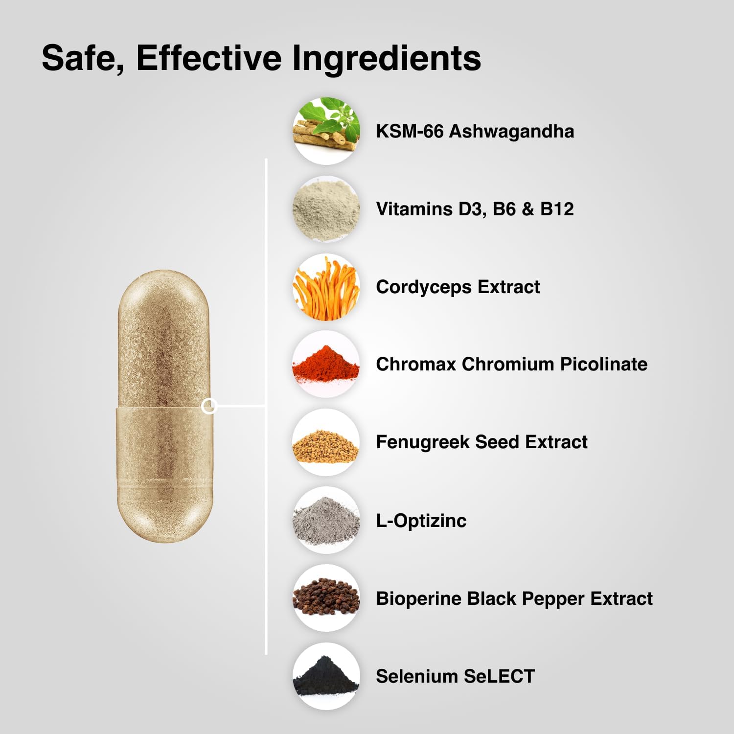 Mdrive Elite Test Booster for Men - Supports Immune Health, Energy, Recovery, and Lean Muscle with Ashwagandha and Fenugreek - 90 Capsules