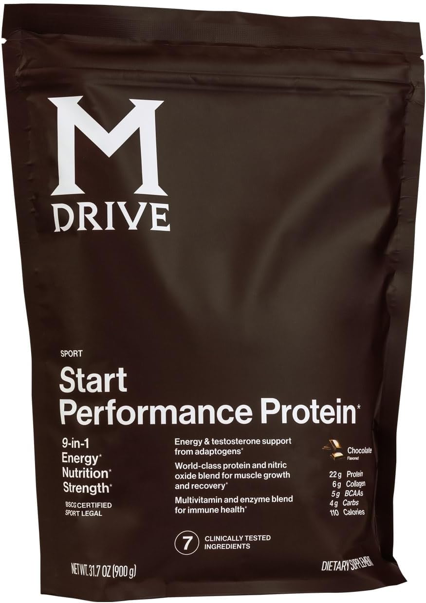 Mdrive Prime Start Supplement Boosts Energy, Strength, Lean Muscle, Digestion, Immune Health, Nitric Oxide, and Recovery