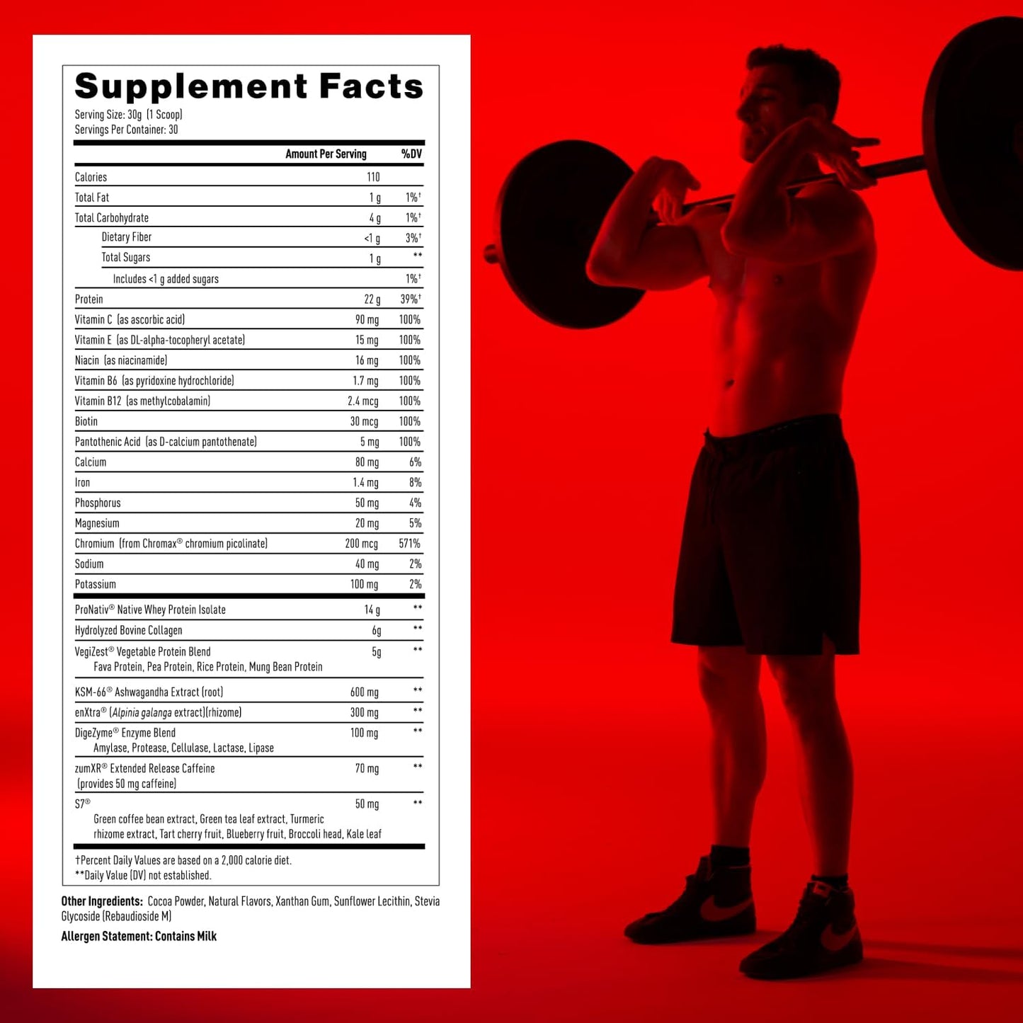 Mdrive Prime Start Supplement Boosts Energy, Strength, Lean Muscle, Digestion, Immune Health, Nitric Oxide, and Recovery