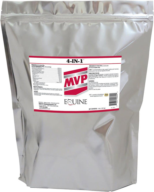 Med-Vet Pharmaceuticals 4-in-1 (4 lb) Equine Supplement for Joint, Hair, Hoof, and Digestive Health