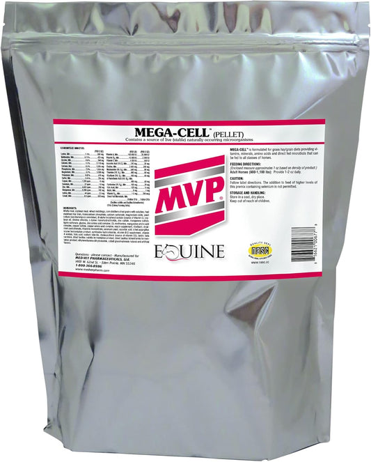 Med-Vet Pharmaceuticals Mega-Cell (10lb) Equine Vitamin & Mineral Supplement for Balanced Support