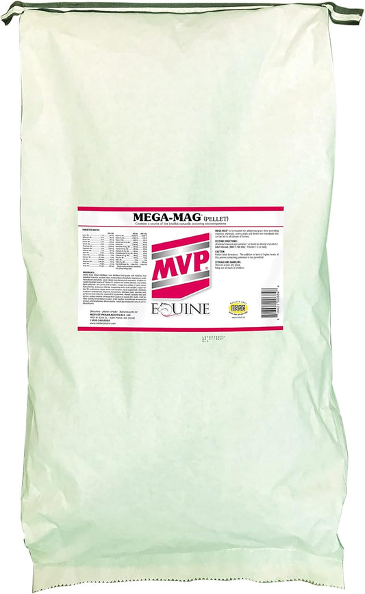 Med-Vet Pharmaceuticals Mega-Mag 50 lb Bag Multi Vitamin/Mineral Supplement for Alfalfa Hay Diets