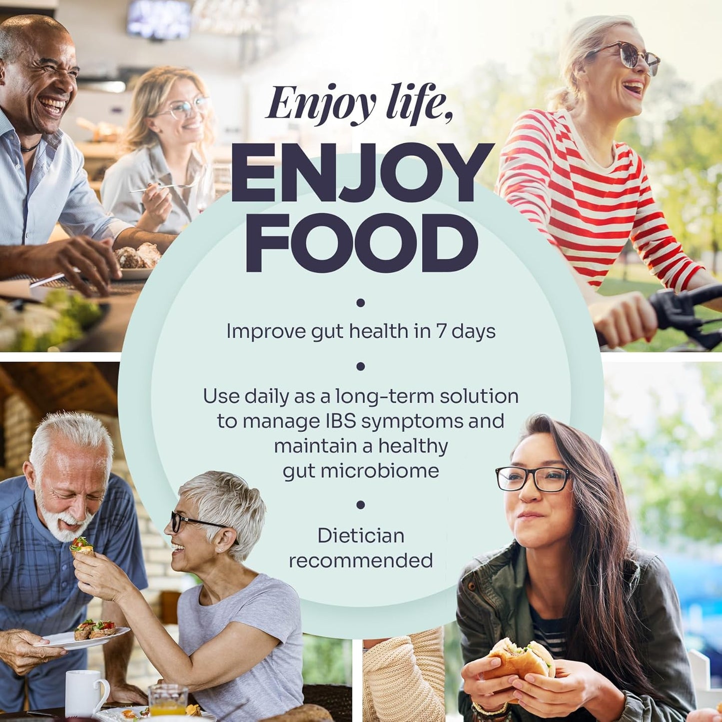 Medtrition IBtrol® 3-in-1 IBS Gut Health Supplement - Psyllium, Prebiotic, Probiotics - Manage IBS Symptoms, Gas, Bloating, Diarrhea, Constipation - 60 Servings (Orange Flavor)