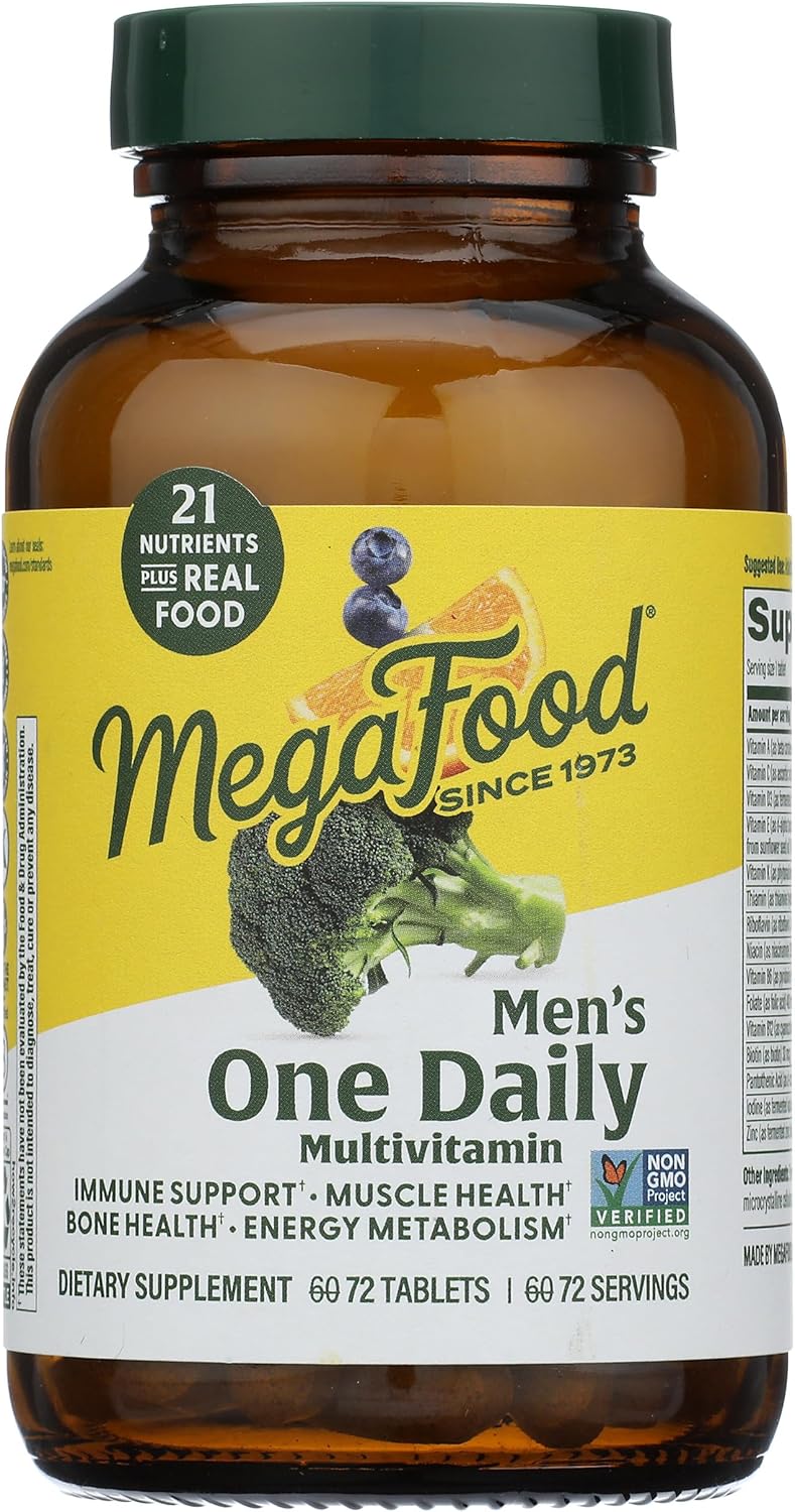 MEGAFOOD Men's One Daily Multivitamin, 72 Tablets