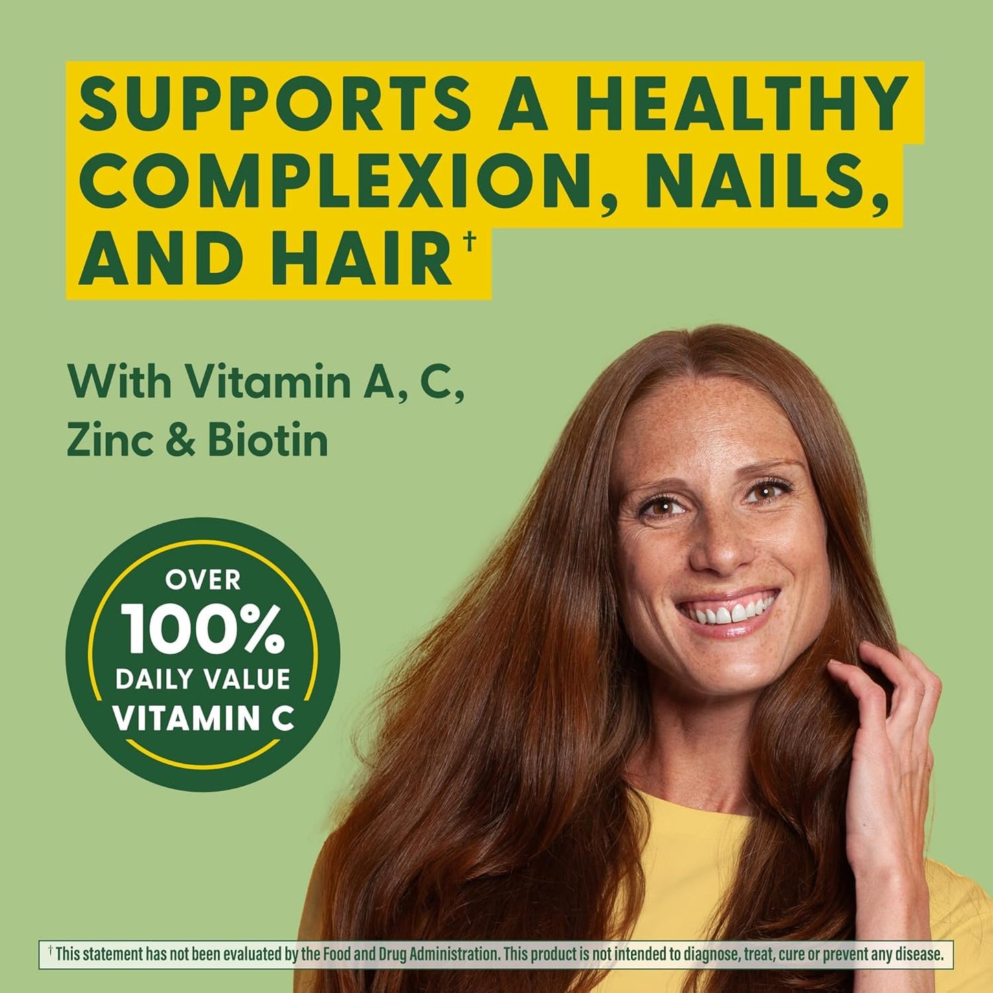 MegaFood Skin, Nails & Hair 2 - Vegan Multivitamin with Biotin, Vitamin A, C, E, Zinc, B6, and Pantothenic Acid - 60 Tablets (30 Servings)