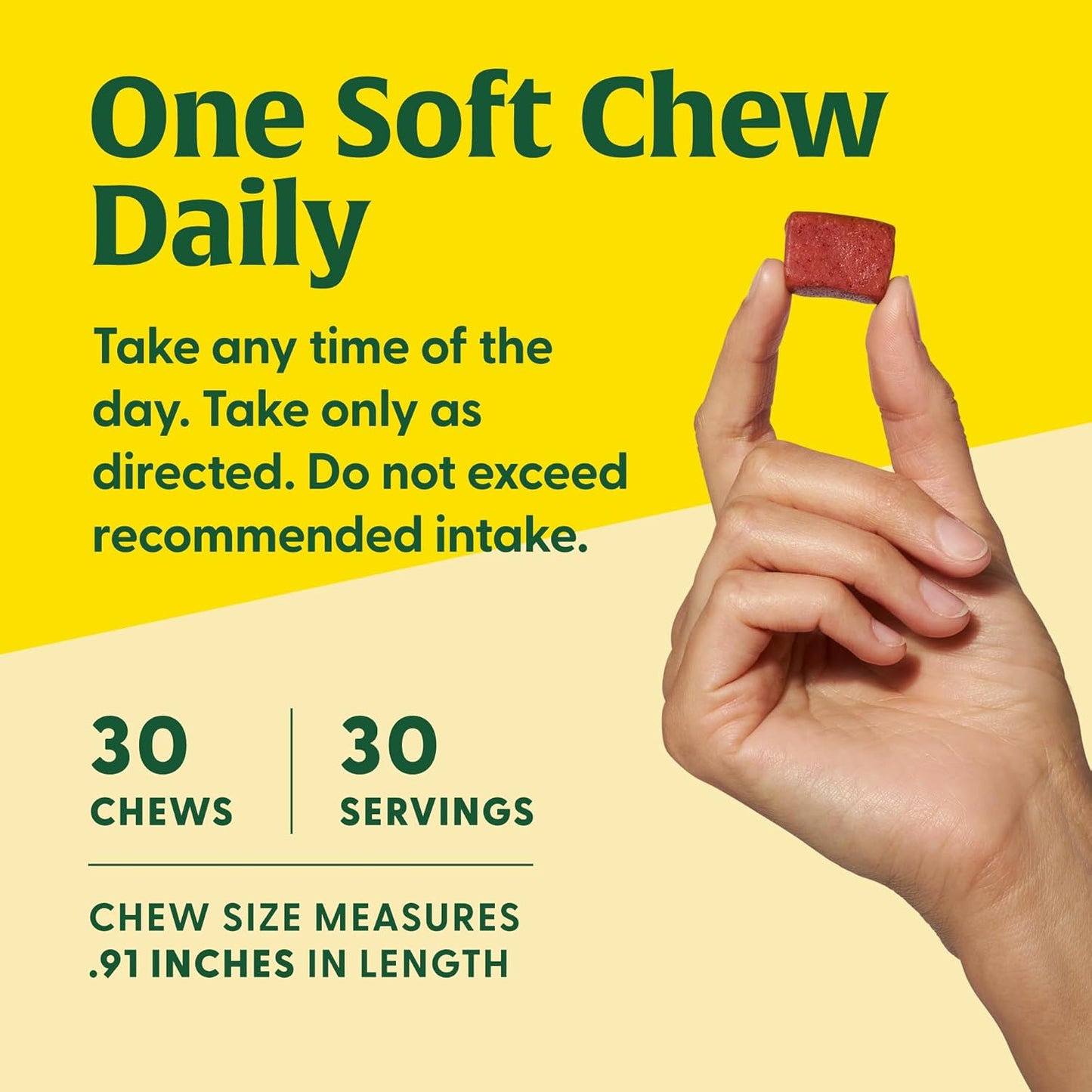 MegaFood Women's One Daily Multivitamin Soft Chews - Folate, Vitamin B6, B12, Biotin, D - Mixed Berry - Vegetarian, Non-GMO - 60 Chews
