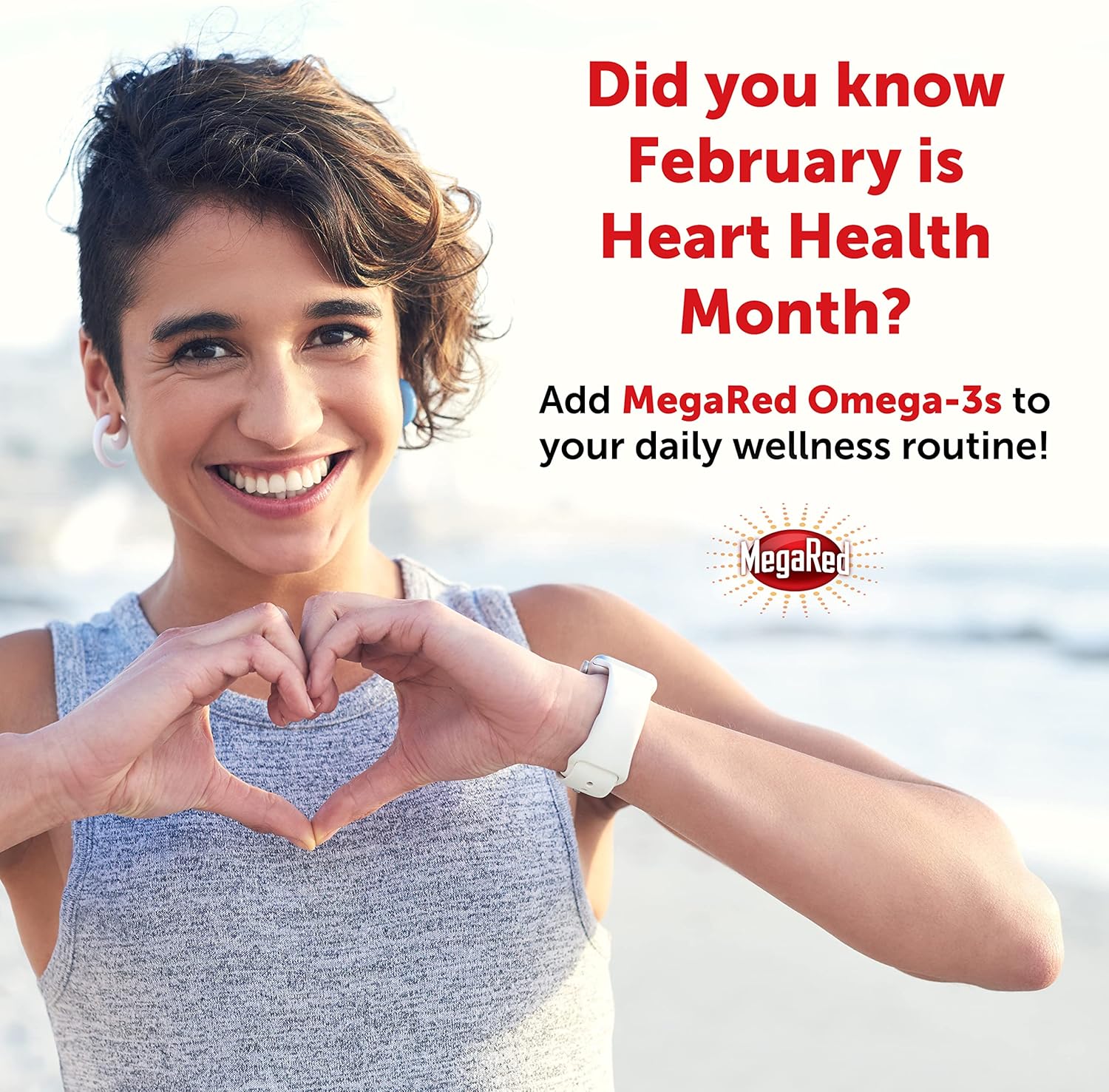 MegaRed CoQ10 200mg Capsules - 90 Count Box, Heart Health Support, Cellular Energy, Antioxidant, Sugar-Free