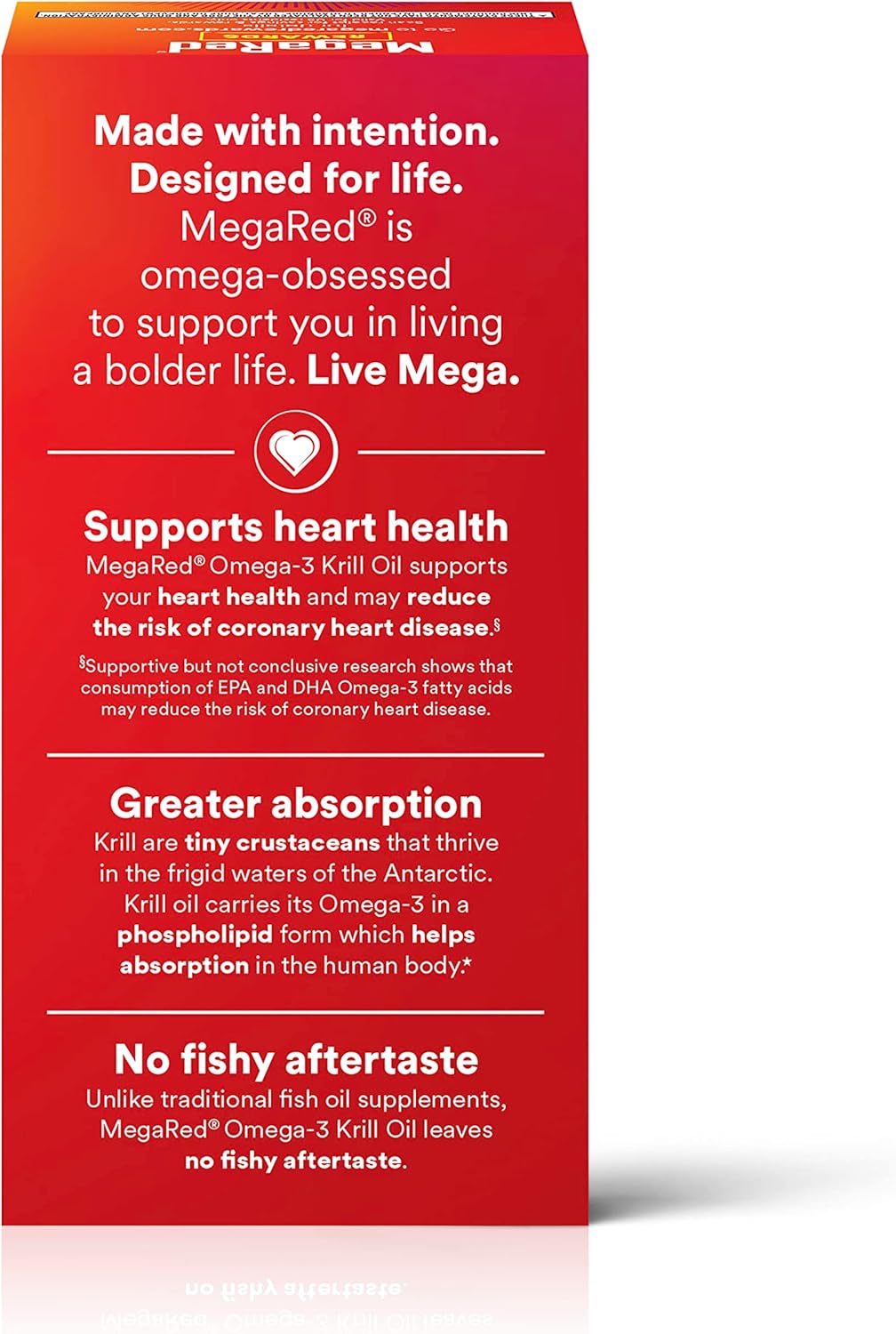 MegaRed Krill Oil Softgels 350mg, 60 Count - High EPA & DHA Omega-3 Fatty Acids, Astaxanthin Antioxidant, No Fishy Aftertaste