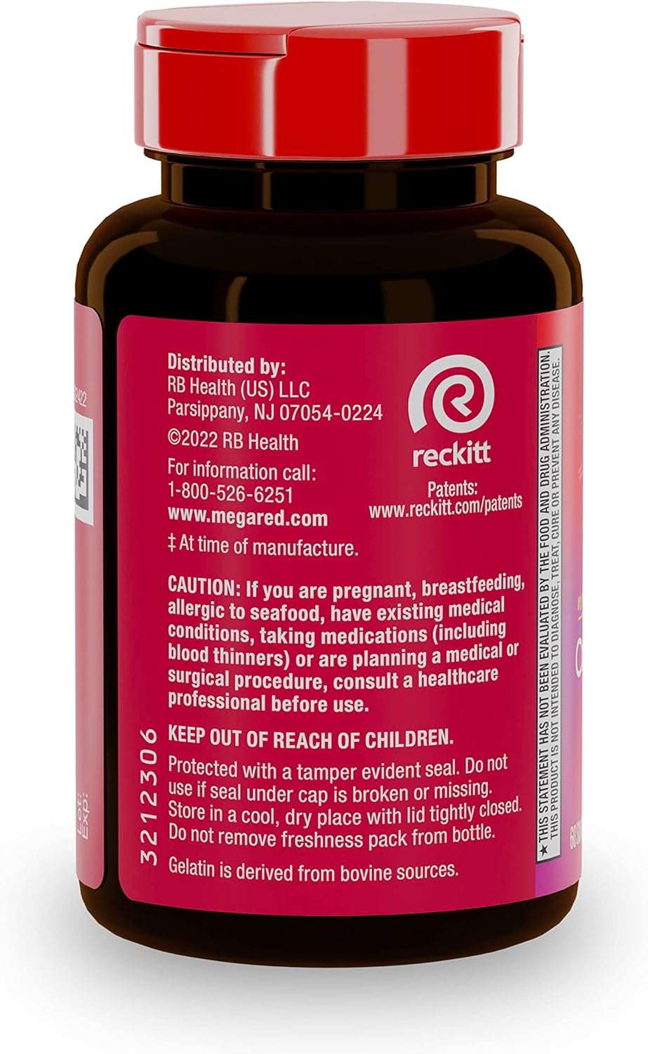 MegaRed Krill Oil Softgels 350mg, 60 Count - High EPA & DHA Omega-3 Fatty Acids, Astaxanthin Antioxidant, No Fishy Aftertaste