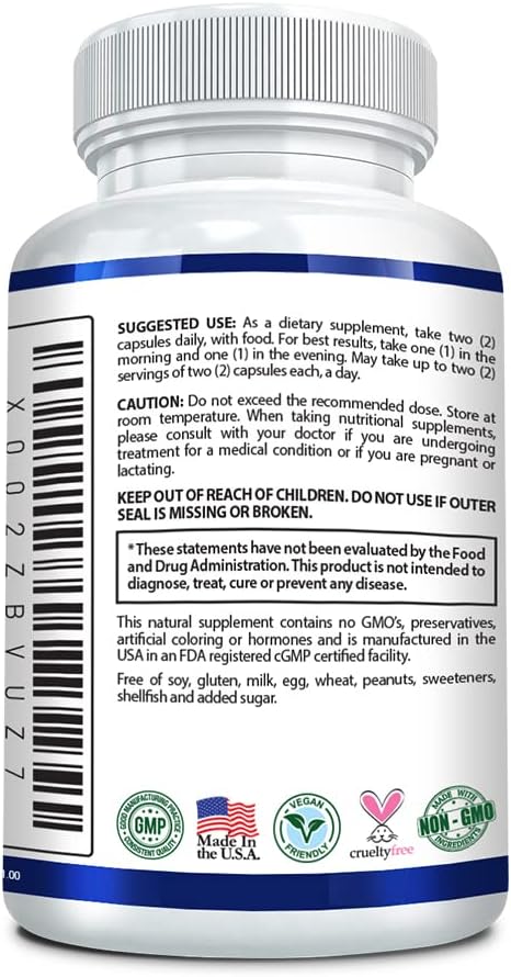 Memory Booster Nootropic Supplement - Enhance Cognition and Memory - Lion’s Mane, Ginkgo Biloba, BioPerine - Non-GMO - 60 Capsules - USA Made