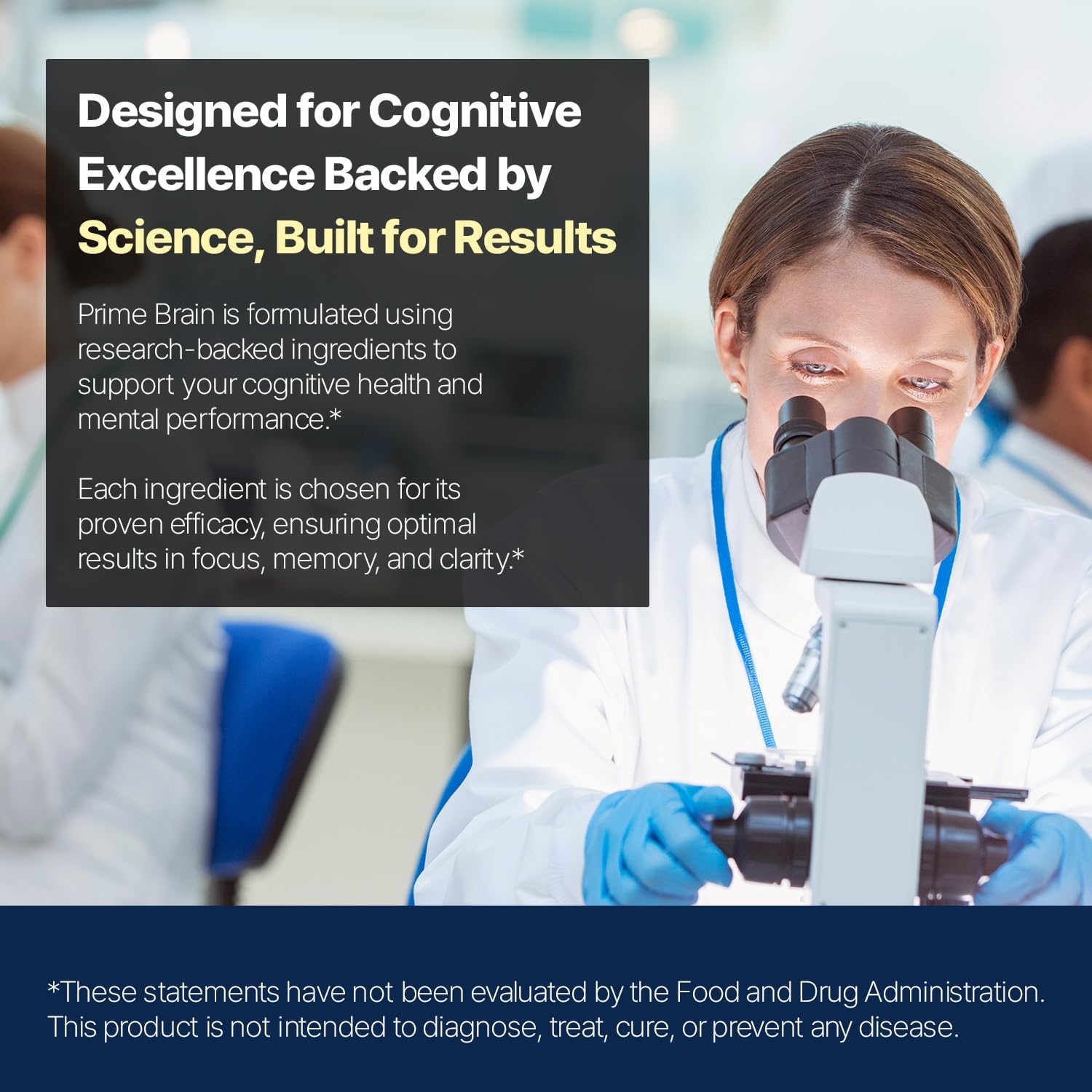 Memory & Focus Nootropic Supplement with Phosphatidylserine, Alpha GPC, L-Theanine & Ginkgo Biloba - 60 Capsules